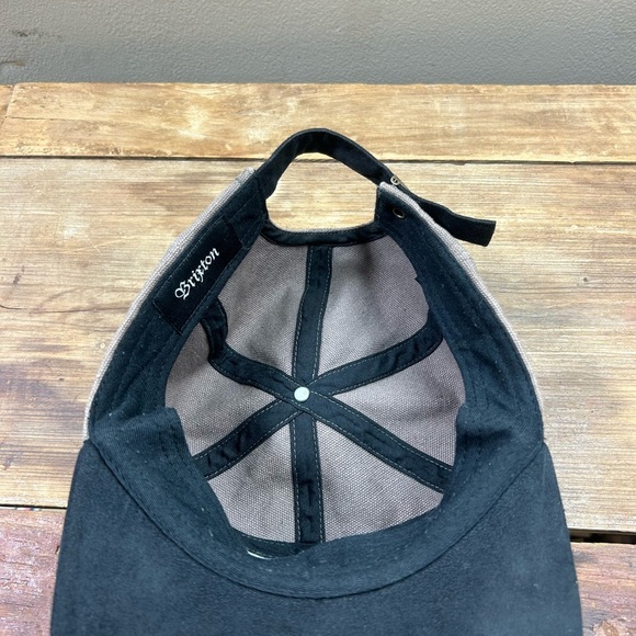 Brixton Brown and Black Cap. Suede brim and canvas cap. NEVER WORN! - Picture 7 of 7